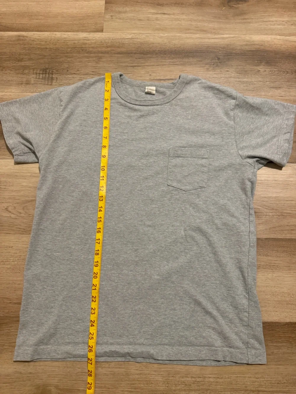 3sixteen Heavyweight T-Shirt Men’s M/L Heather Grey Made in USA 100% Cotton